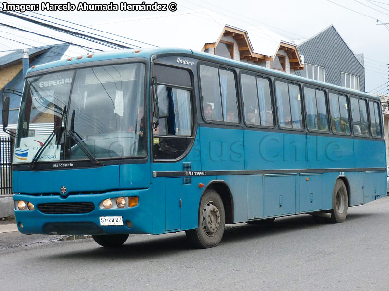 Marcopolo Andare / Mercedes Benz OF-1721 / Sociedad Varela Ltda. (Al servicio de Naviera Austral)