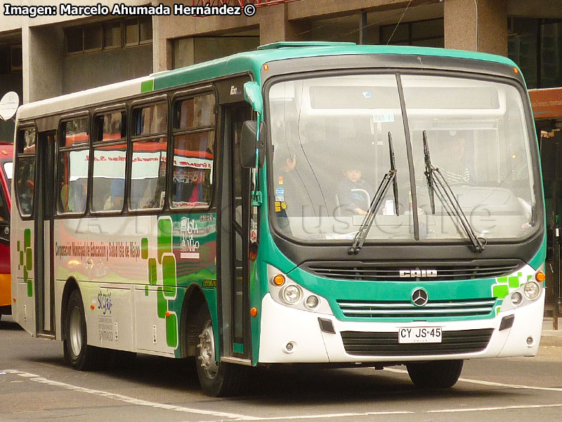 Induscar Caio Foz Super / Mercedes Benz OF-1218 / Corporación Municipal de Isla de Maipo