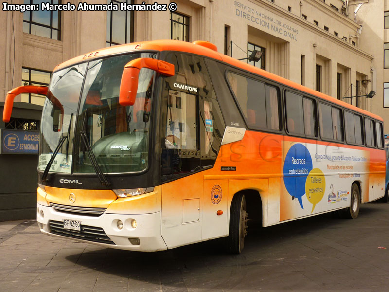 Comil Campione Vision 3.25 / Mercedes Benz OF-1722 / I. M. de El Monte (Región Metropolitana)