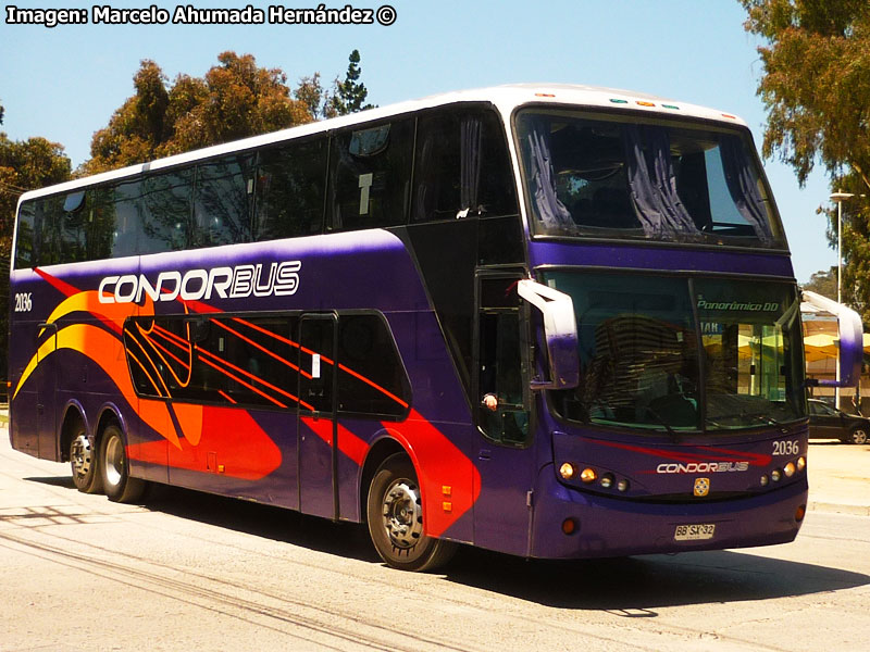 Busscar Panorâmico DD / Scania K-420 / Cóndor Bus (Al servicio de Everton S.A.D.P.)