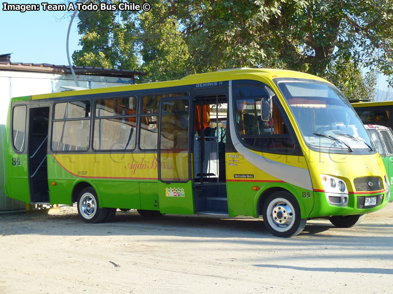 Inrecar Géminis II / Mercedes Benz LO-915 / Agdabus S.A. Servicio Bus + Metro Quillota