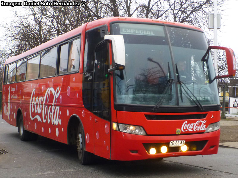 Busscar El Buss 340 / Mercedes Benz OF-1721 / IGI Llaima (Al servicio de Embonor S.A.)