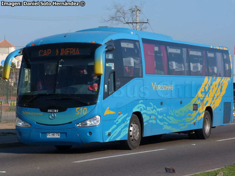 Irizar Century III 3.50 / Mercedes Benz OC-500RF-1842 / Flota Verschae (Al servicio de CAP El Romeral)