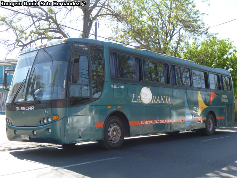 Busscar El Buss 340 / Mercedes Benz O-400RSE / I. M. de La Granja (Región Metropolitana)