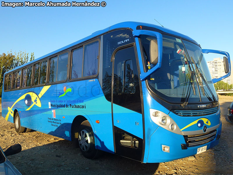 Induscar Caio Foz Solar / Mercedes Benz OF-1722 / I. M. de Puchuncaví (Región de Valparaíso)