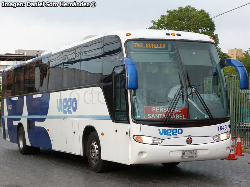 Marcopolo Andare Class 1000 / Mercedes Benz O-500R-1830 / Viggo S.p.A. (Al servicio de CENCOSUD Retail S.A.)