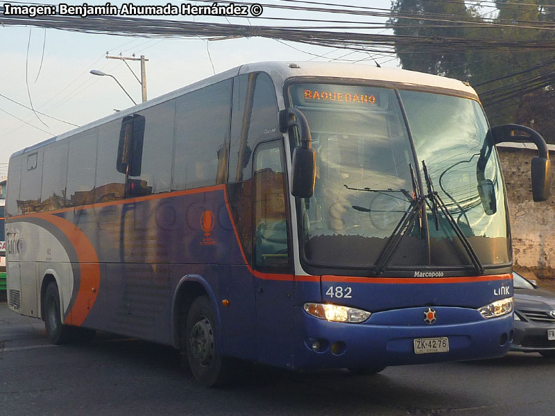 Marcopolo Andare Class 1000 / Mercedes Benz O-500RS-1636 / Link (Al servicio de CODELCO División El Teniente)