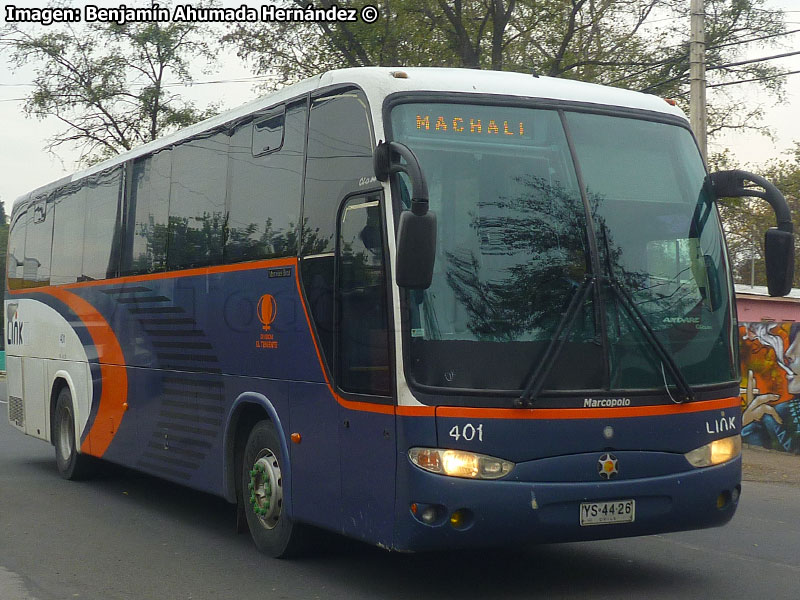 Marcopolo Andare Class 1000 / Mercedes Benz O-500RS-1636 / Link (Al servicio de CODELCO División El Teniente)