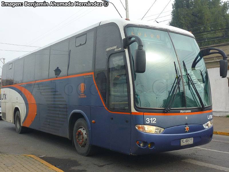 Marcopolo Andare Class 1000 / Mercedes Benz O-500RS-1636 / Link (Al servicio de CODELCO División El Teniente)