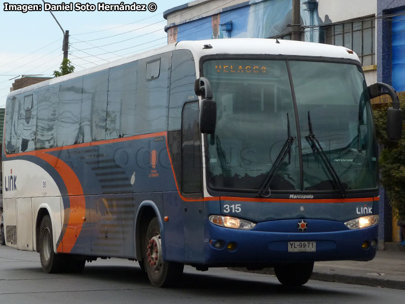 Marcopolo Andare Class 1000 / Mercedes Benz O-500RS-1636 / Link (Al servicio de CODELCO División El Teniente)