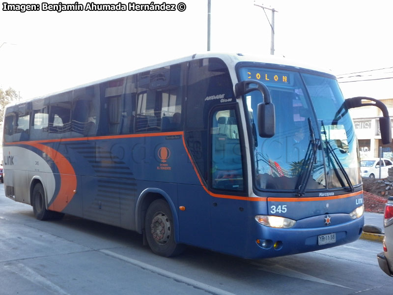Marcopolo Andare Class 1000 / Mercedes Benz O-500RS-1636 / Link (Al servicio de CODELCO División El Teniente)