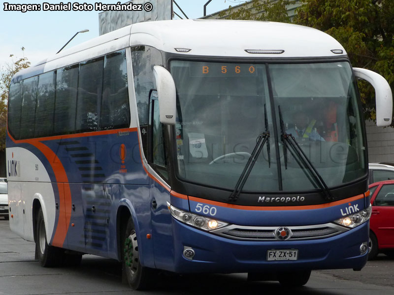 Marcopolo Viaggio G7 1050 / Mercedes Benz OC-500RF-1842 / Link (Al servicio de CODELCO División El Teniente)