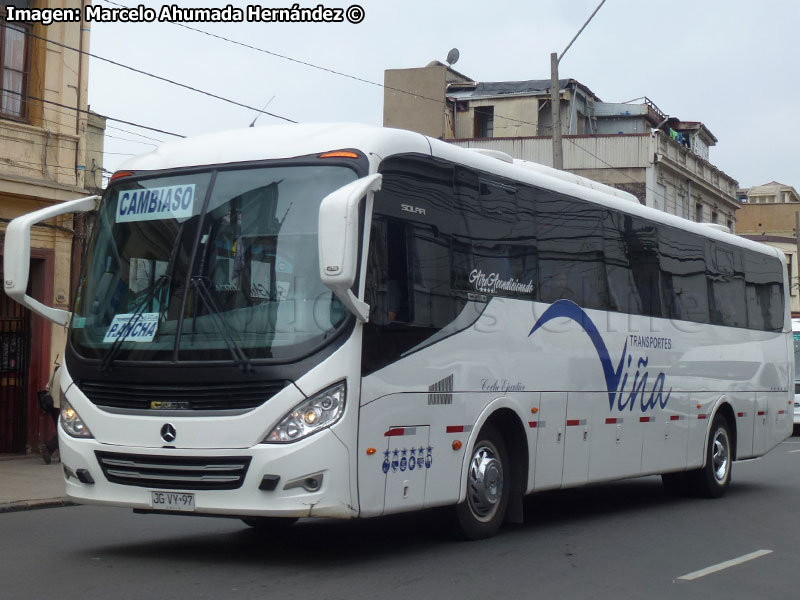 Induscar Caio Foz Solar / Mercedes Benz OF-1721 BlueTec5 / Transportes Viña (Al servicio de Cambiaso Hnos. S.A.)