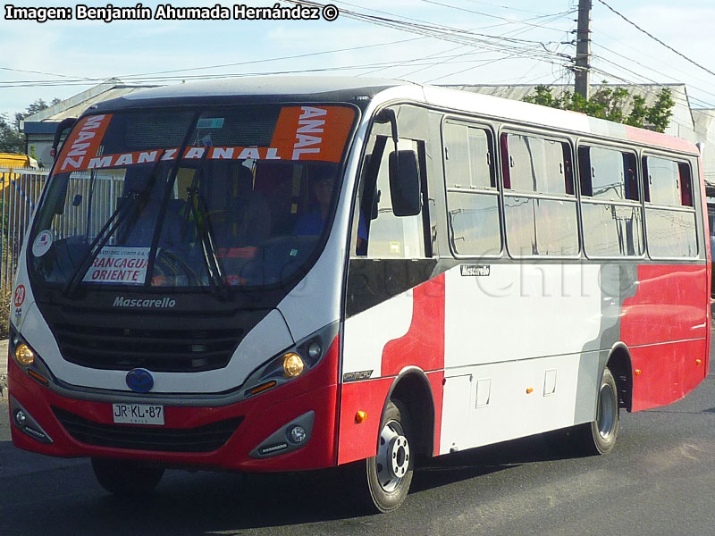 Mascarello Gran Micro / Volksbus 9-160OD Euro5 / Línea 400 Manzanal Trans O'Higgins (Al servicio de David del Curto S.A.)