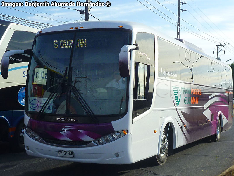 Comil Campione 3.45 / Mercedes Benz O-500RS-1836 / Transportes Guzmán (Al servicio de Agrosuper S.A.)