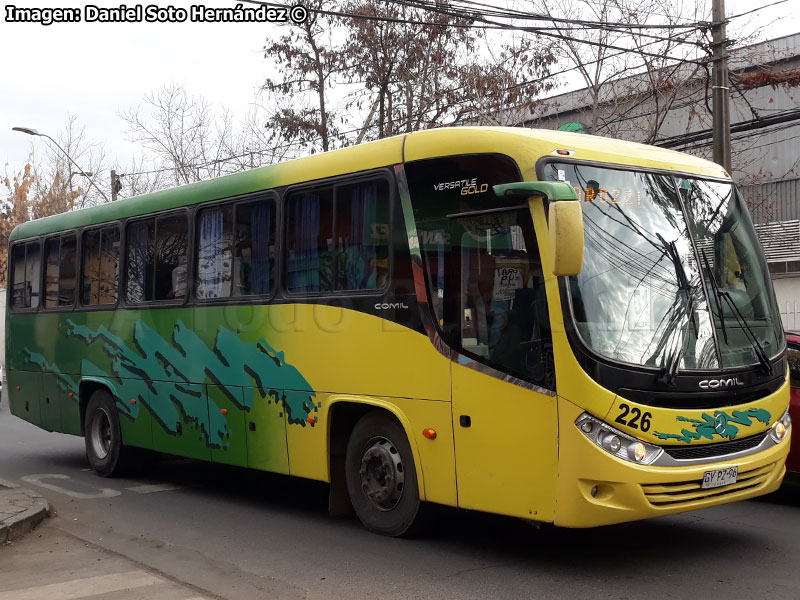 Comil Versatile Gold / Mercedes Benz OF-1721 BlueTec5 / Transportes San Pedro (Al servicio de Empresas Carozzi S.A.)