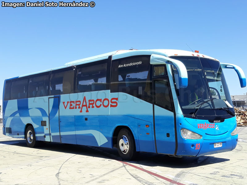 Irizar Century III 3.70 / Mercedes Benz O-500R-1830 / VerArcos (Al servicio de S.C. Nuevo Pudahuel S.A.)