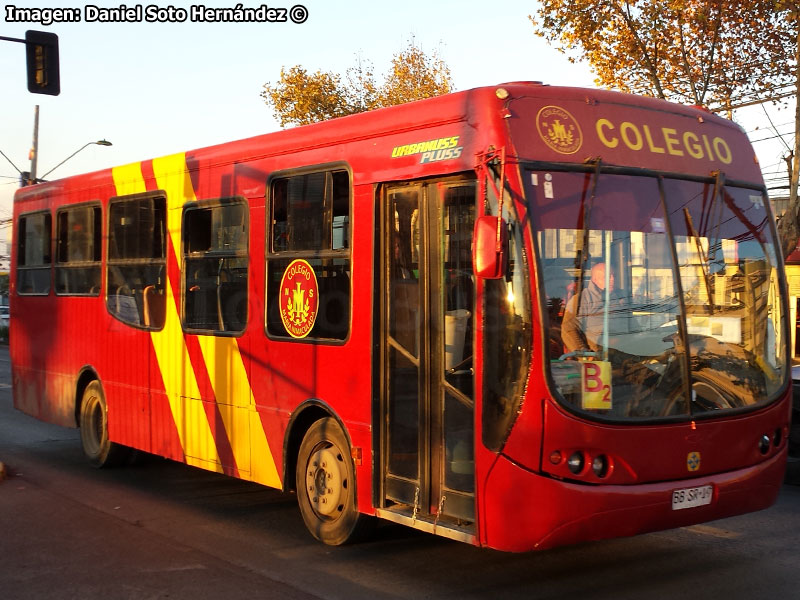 Busscar Urbanuss Pluss / Mercedes Benz OH-1115L-SB / Colegio María Inmaculada (El Bosque - Santiago)