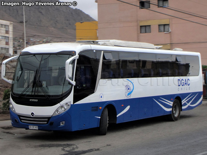 Induscar Caio Foz Solar / Mercedes Benz OF-1722 / Dirección General de Aeronáutica Civil