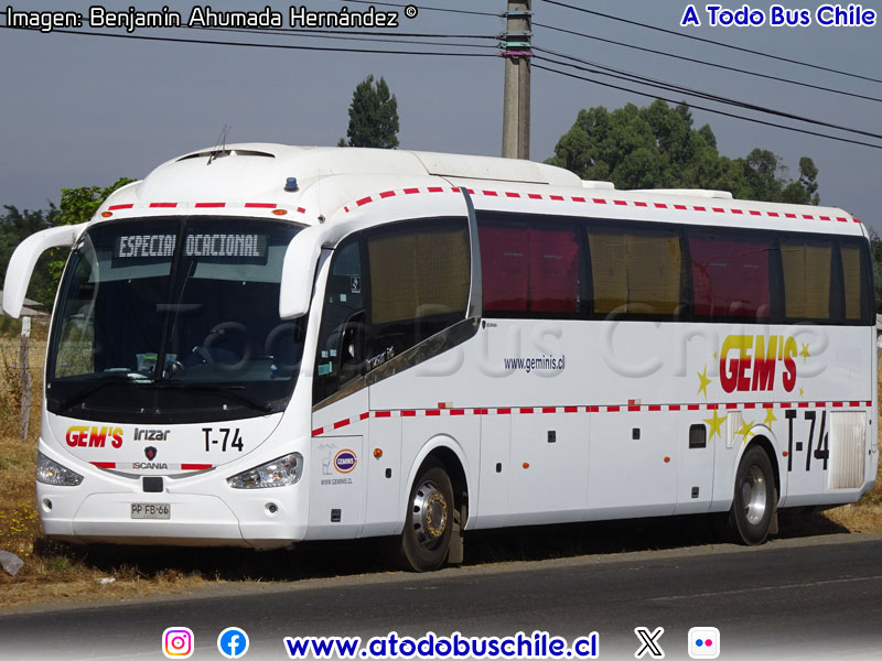 Irizar i6 3.70 / Scania K-360B eev5 / Géminis S.p.A.