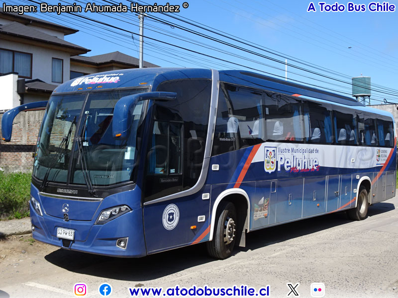 Busscar Vissta Buss 340 / Mercedes Benz O-500RS-1936 BlueTec5 / I. M. de Pelluhue (Región del Maule)