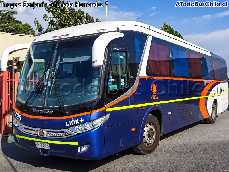 Marcopolo Viaggio G7 900 / Mercedes Benz O-500RS-1941 BlueTec5 / Link (Al servicio de CODELCO División El Teniente)