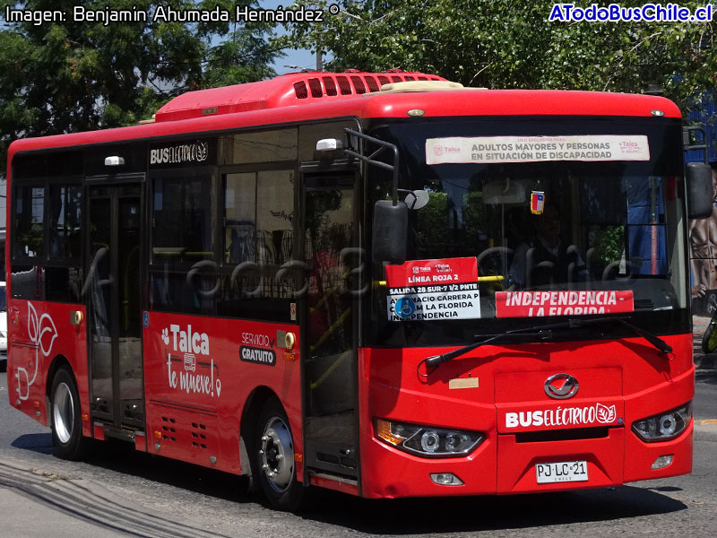 Shang Bus SR6820GB / Línea N° 2 Roja Transporte Vecinal Gratuito Talca