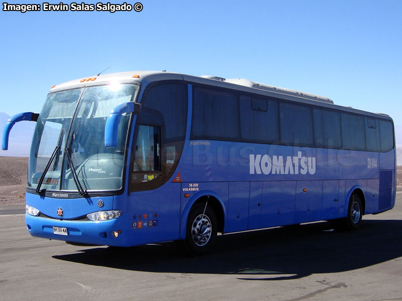 Marcopolo Viaggio G6 1050 / Volksbus 18-320EOT / Komatsu Chile