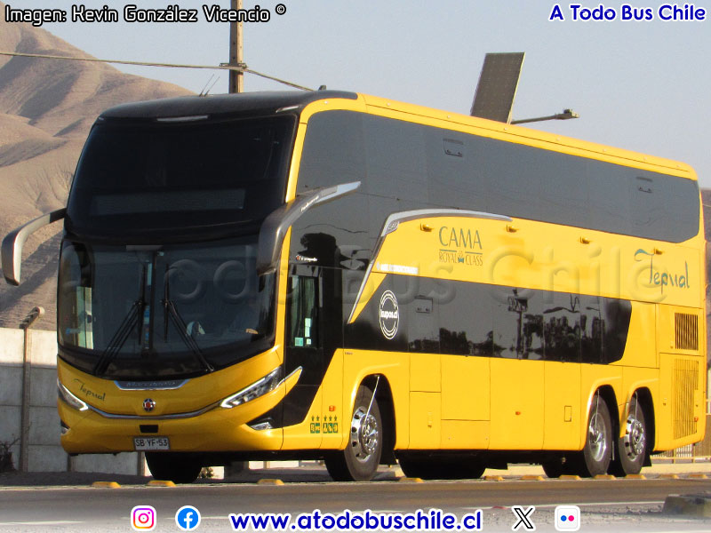 Marcopolo Paradiso G8 1800DD / Volvo B-450R Euro5 / Buses Tepual
