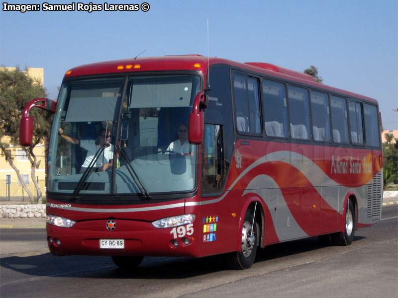 Marcopolo Andare Class 1000 / Mercedes Benz O-500RS-1836 / Pullman Santa Rosa (Al servicio de Quiborax S.A.)