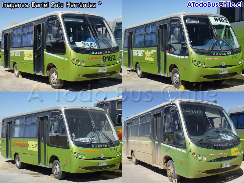 Flota Busscar Micruss / Volksbus 9-150OD / Tur Bus Industrial (Al servicio de Minera Escondida Ltda.)
