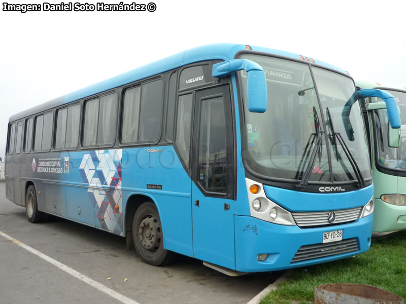 Comil Versatile / Mercedes Benz OF-1722 / I. M. de Pumanque (Región de O'Higgins)