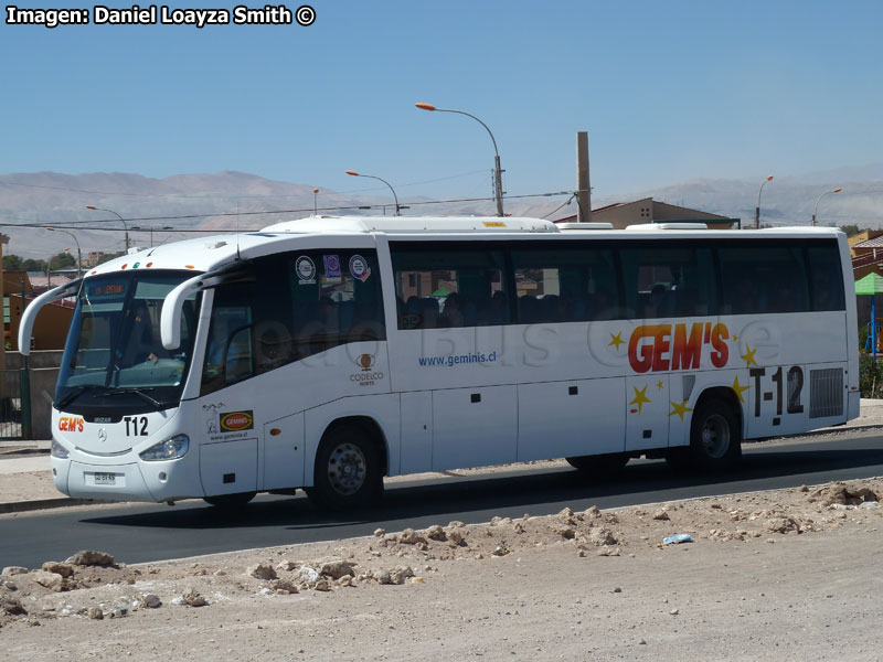 Irizar Century III 3.40 / Mercedes Benz O-500RS-1836 / Géminis (Al servicio de CODELCO División Norte)