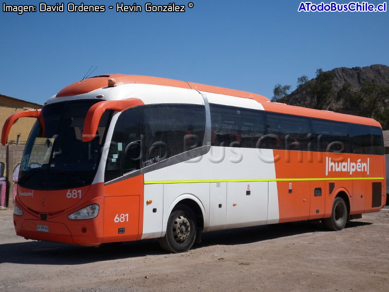 Irizar i6 3.70 / Mercedes Benz O-500RS-1836 BlueTec5 / Buses Hualpén