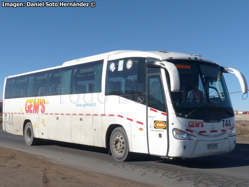 Irizar Century III 3.40 / Mercedes Benz O-500RS-1836 / Géminis (Al servicio de CODELCO División Norte)