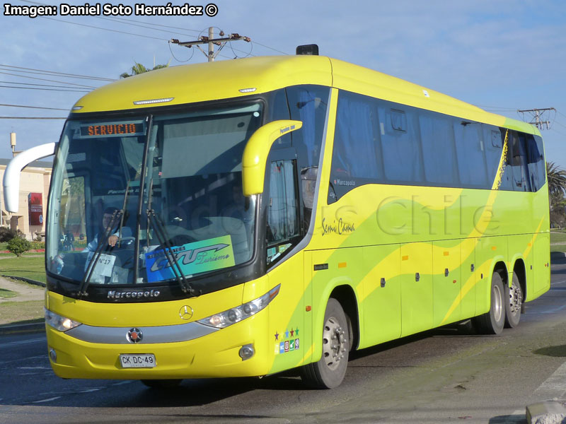 Marcopolo Paradiso G7 1200 / Mercedes Benz O-500RSD-2442 / Buses Tepual (Al servicio de Transportes CVU)