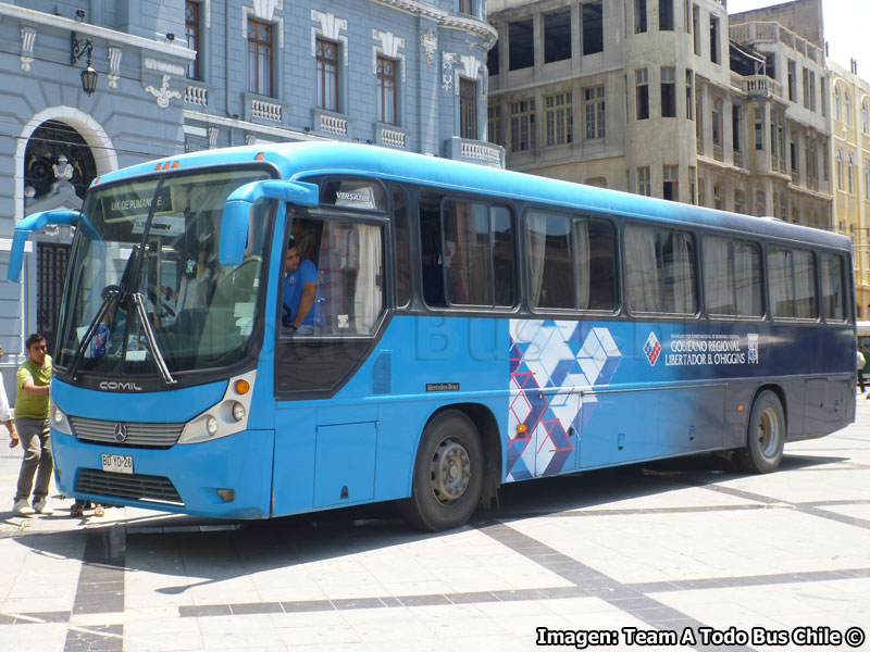 Comil Versatile / Mercedes Benz OF-1722 / I. M. de Pumanque (Región de O'Higgins)