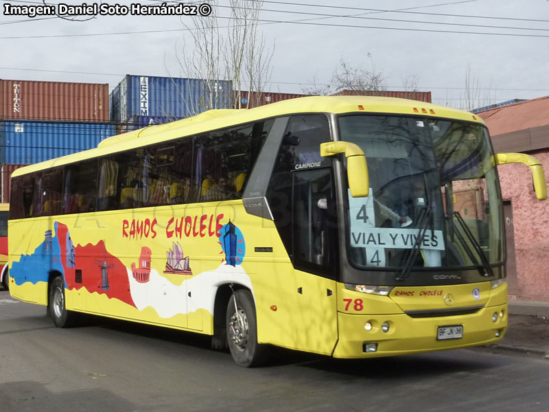 Comil Campione Vision 3.45 / Mercedes Benz O-500RS-1636 / Ramos Cholele (Al servicio de Vial y Vives S.A.)