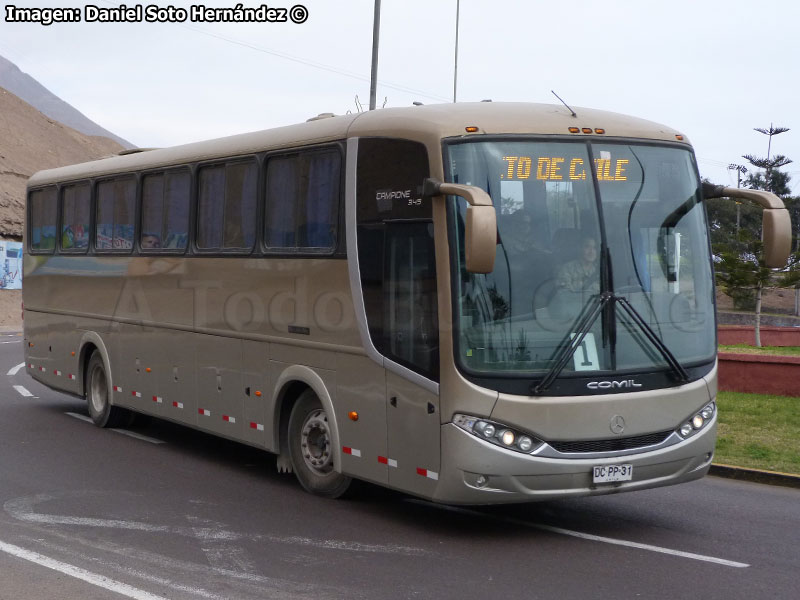 Comil Campione 3.45 / Mercedes Benz O-500RS-1836 / Ejército de Chile (VI División)