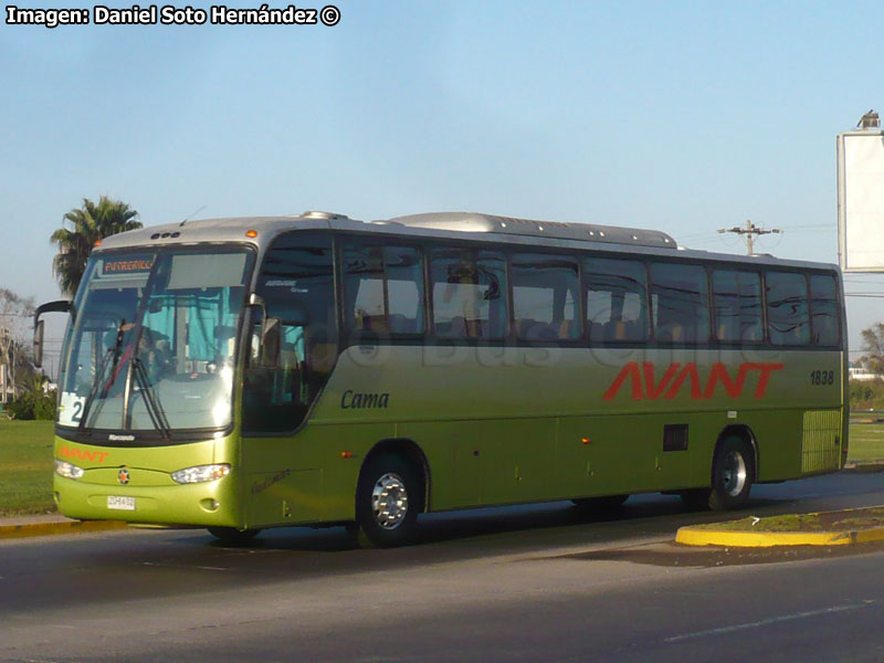 Marcopolo Andare Class 1000 / Scania K-340 / Avant S.A. (Al servicio de CODELCO División El Salvador)