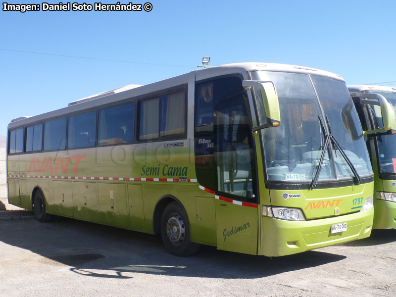 Busscar El Buss 340 / Scania K-340 / Avant S.A. (Al servicio de CODELCO División El Salvador)