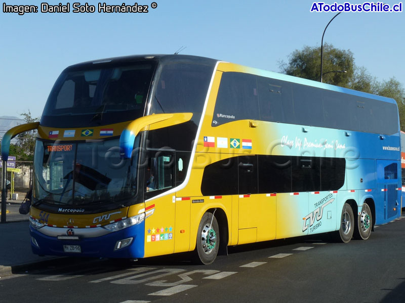 Marcopolo Paradiso G7 1800DD / Mercedes Benz O-500RSD-2441 BlueTec5 / Transportes CVU