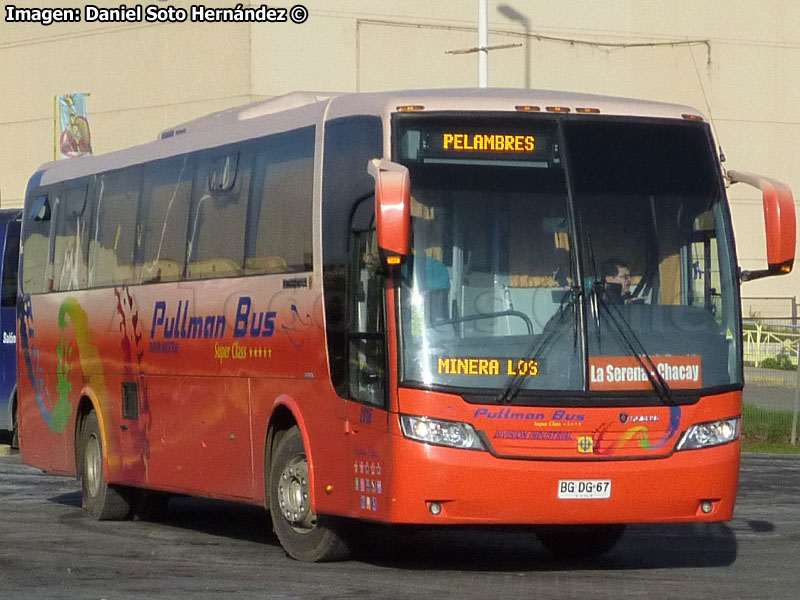 Busscar Vissta Buss LO / Scania K-380B / Pullman Bus Industrial (Al servicio de C.C.M. Los Pelambres)