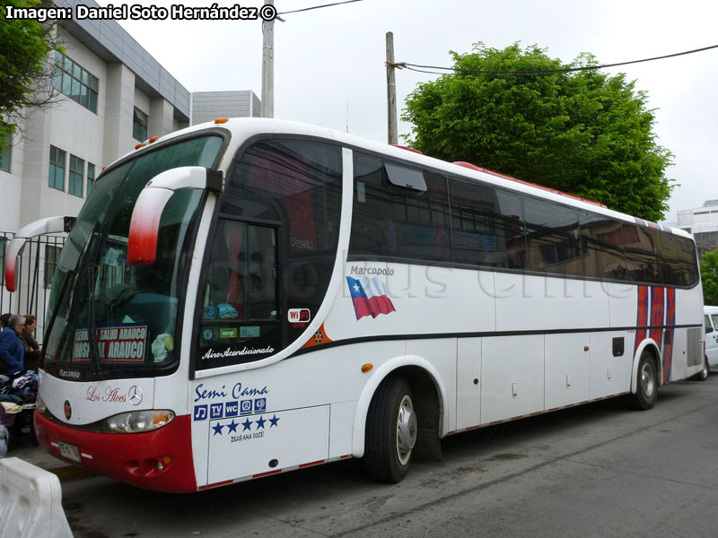 Marcopolo Viaggio G6 1050 / Mercedes Benz O-500R-1632 / Los Alces (Al servicio del S.S. Arauco)