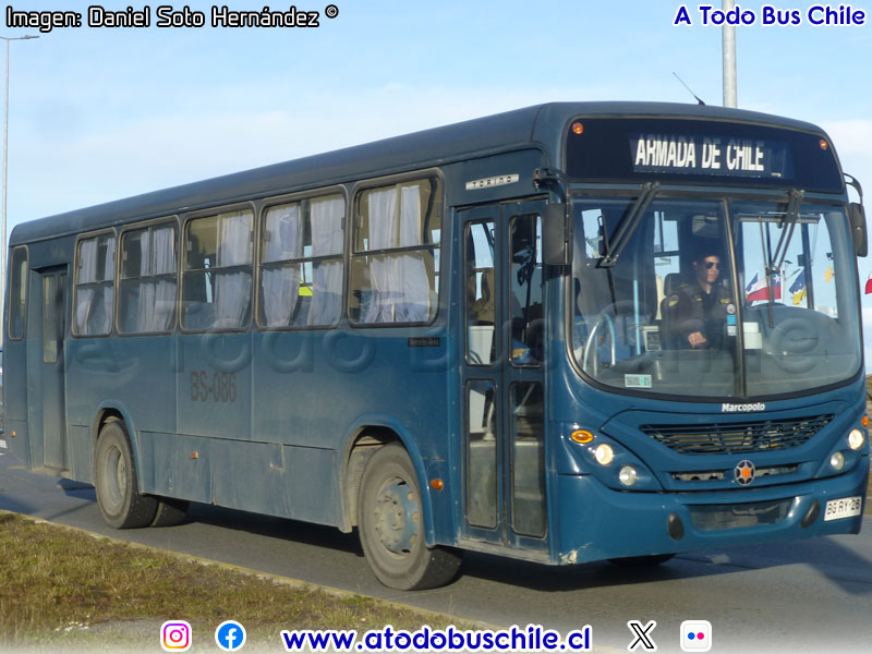 Marcopolo Torino / Mercedes Benz OF-1722 / Armada de Chile - III Zona Naval