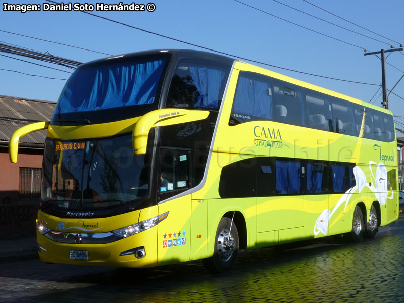 Marcopolo Paradiso G7 1800DD / Volvo B-430R / Buses Tepual (Al servicio de Transportes CVU)