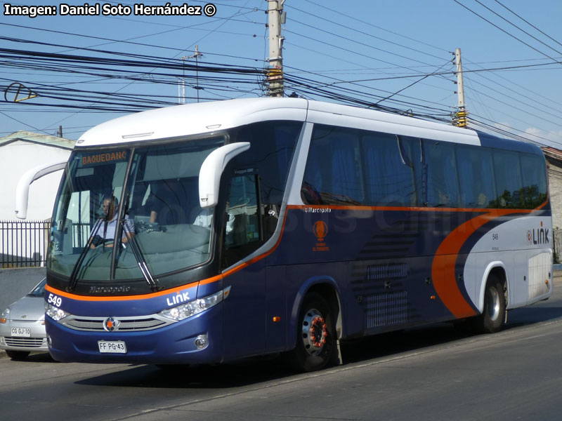 Marcopolo Viaggio G7 1050 / Mercedes Benz OC-500RF-1842 / Link (Al servicio de CODELCO División El Teniente)