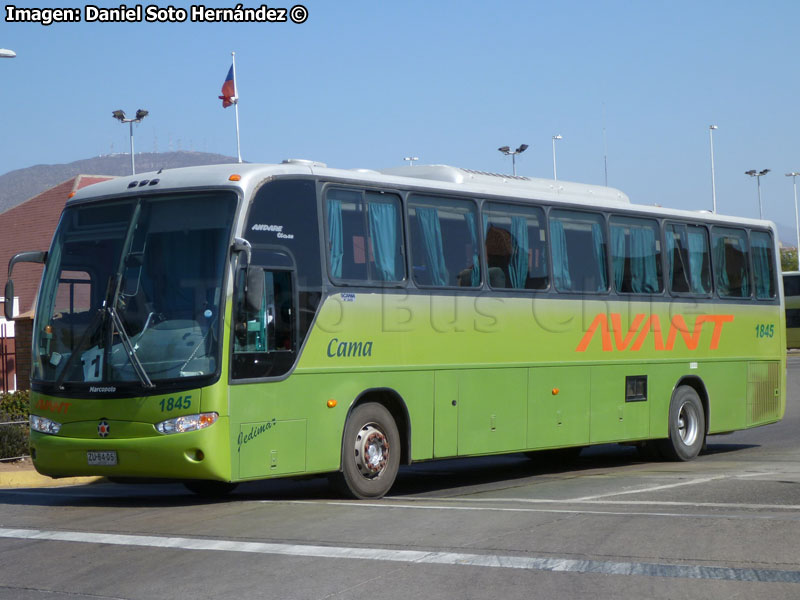 Marcopolo Andare Class 1000 / Scania K-340 / Avant S.A. (Al servicio de CODELCO División El Salvador)