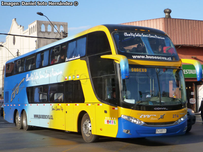 Comil Campione DD / Volvo B-11R / Transportes CVU