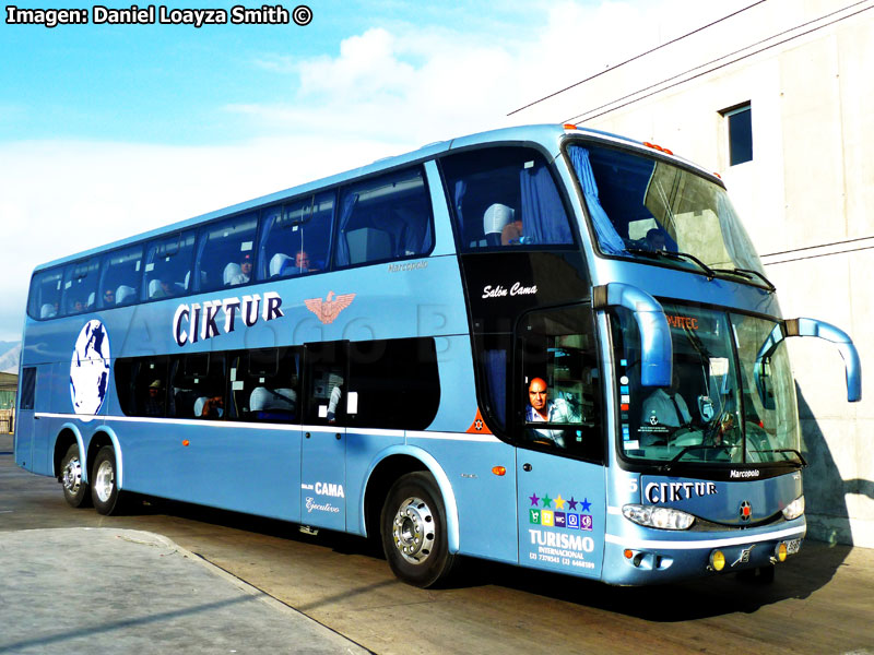 Marcopolo Paradiso G6 1800DD / Volvo B-12R / CikTur (Al servicio de Movitec S.A.)